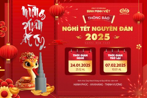ANNOUNCEMENT OF LUNAR NEW YEAR 2025 HOLIDAY – BINH MINH VIET PLASTIC JSC