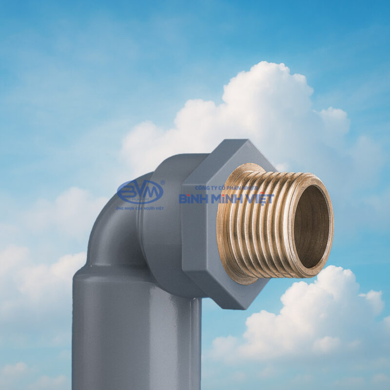 Brass Male Threaded Elbow (PVC-U)