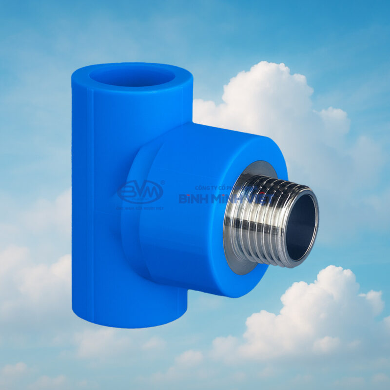 Male Thread Tee – PP-R Fitting of Viet Sunrise Plastic Company