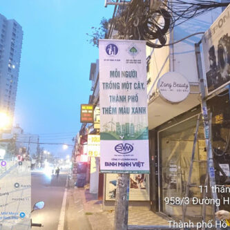 Ho Chi Minh City Education Magazine: Viet Sunrise Plastic JSC supports planting trees for the community